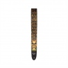 DADDARIO ALCHEMY GREEN SKULL STRAP - PASEK GITAROWY