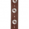 DADDARIO CONCHOS BROWN STRAP - PASEK GITAROWY