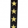 DADDARIO WOVEN GOLD STAR STRAP - PASEK GITAROWY