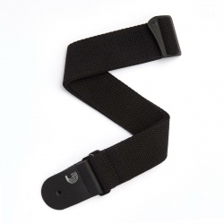 DADDARIO COTTON BLK STRAP -...