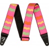 FENDER MONONEON WOVEN STRAP NEON PINK - PASEK DO GITARY