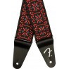 FENDER PASADENA WOVEN STRAP LATTICE RED - PASEK DO GITARY