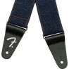 FENDER x WRANGLER LOGO DENIM STRAP DARK INDIGO - PASEK DO GITARY
