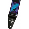 FENDER NEON MONOGRAM STRAP PRPL/BLUE - PASEK GITAROWY