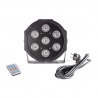 FLASH LED PAR 56 7X10W RGBW SOCETS + IR