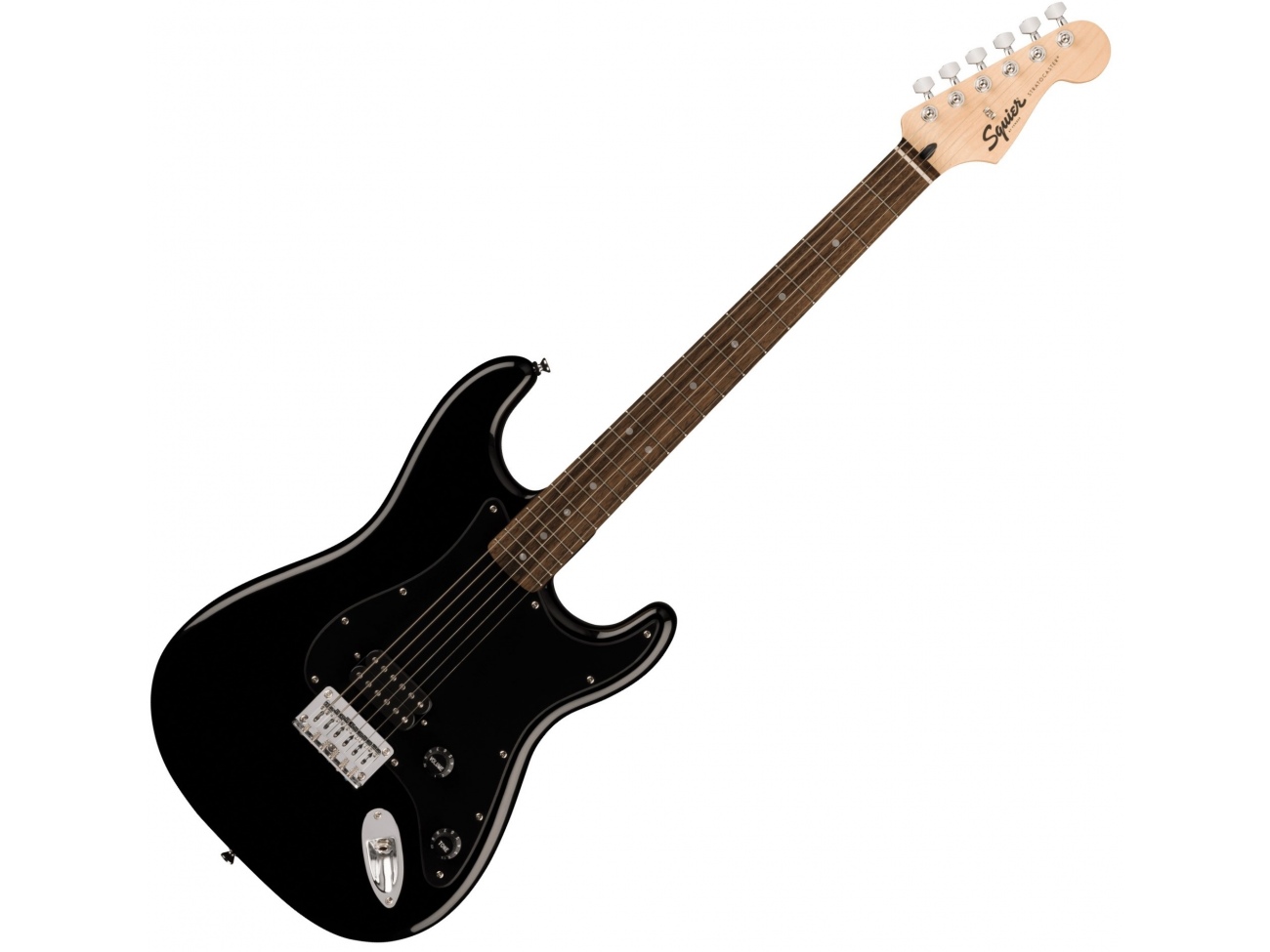 ギター Fender Squire Stratocaster Squier Sonic Stratocaster HSS MN Black - Gitara elektryczna