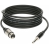 KLOTZ M1FS1K0100 - kabel mikrofonowy XLR F - Jack 3p. 1m