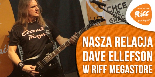 Nasza fotorelacja! Dave Ellefson w Riff Megastore