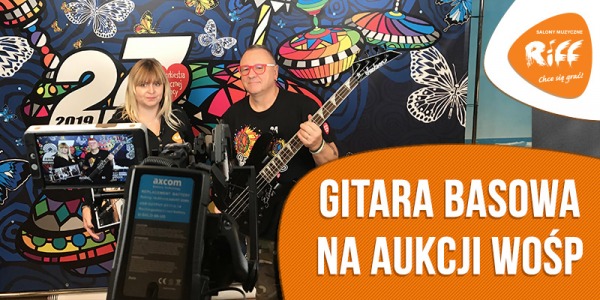 Gitara Basowa Jackson od Riff na Aukcji WOŚP