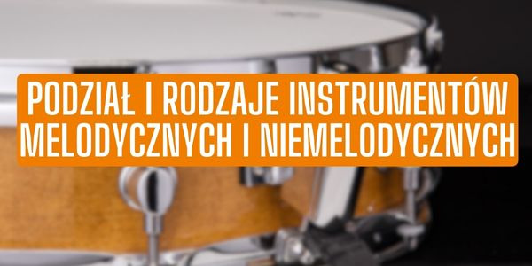 Podział i rodzaje instrumentów melodycznych i niemelodycznych