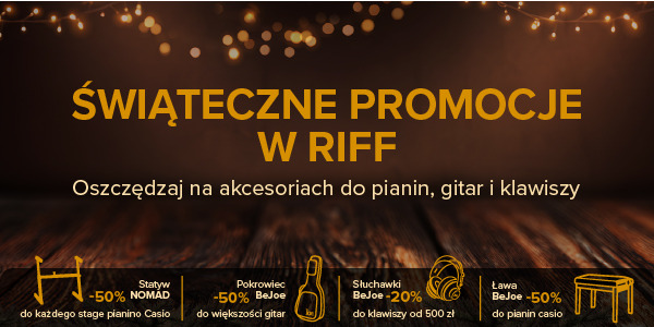 Świąteczny sezon w Salonach Muzycznych Riff