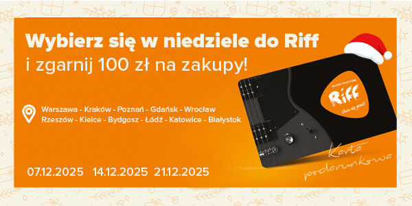 Zgarnij 100zł na zakupy w Riff!