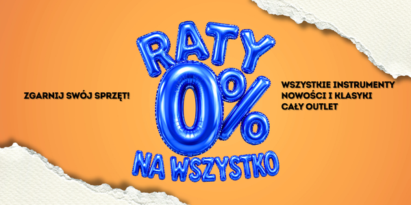 Raty 0% w RIFF - teraz każdy instrument możesz mieć łatwiej