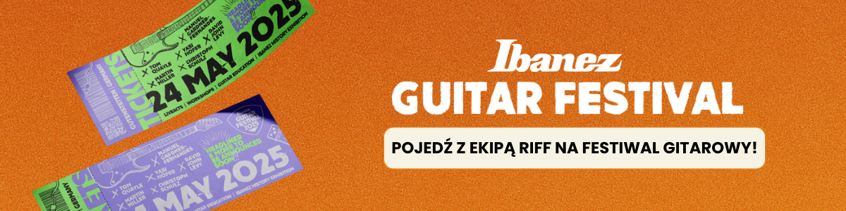 Wygraj wyjazd na Ibanez Guitar Festival 2025 z ekipą Riff!