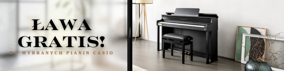 Promocja! Ława gratis do każdego pianina Casio