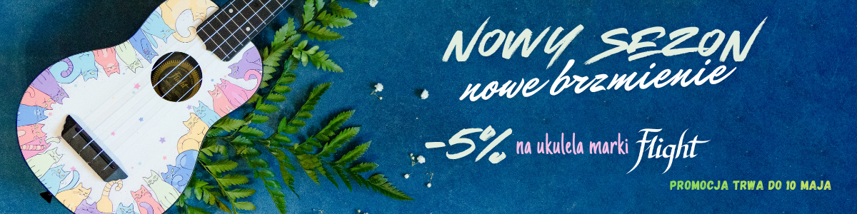 Promocja: -5% na ukulele Flight